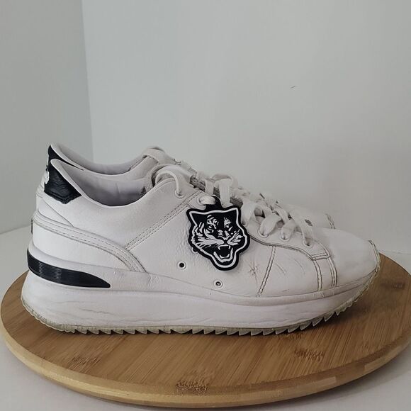 Onitsuka Tiger by Asics Shoes - Onitsuka Tiger Lawnship PF White Leather Women's Sneakers Size 7
